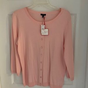 TALBOTS pink cardigan - NWT